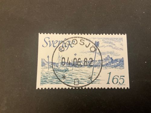 Nya Sjömärken facit nr 1213 lyxstämplat GNOSJÖ