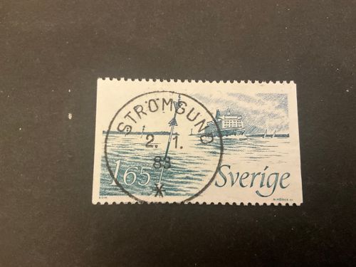 Nya sjömärken facit 1214 lyxstämplat STRÖMSUND