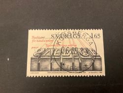 Tryckerikonsten facit nr 1236 lyxstämplat KORSBERGA