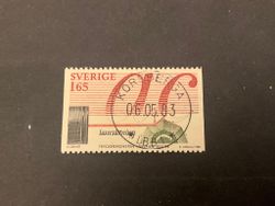 Tryckerikonsten facit nr 1240 lyxstämplat KORSBERGA
