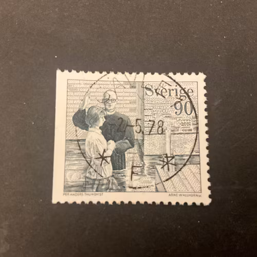 Fria kristna samfund facit nr 1036 B1 lyxstämplat GÄVLE 1