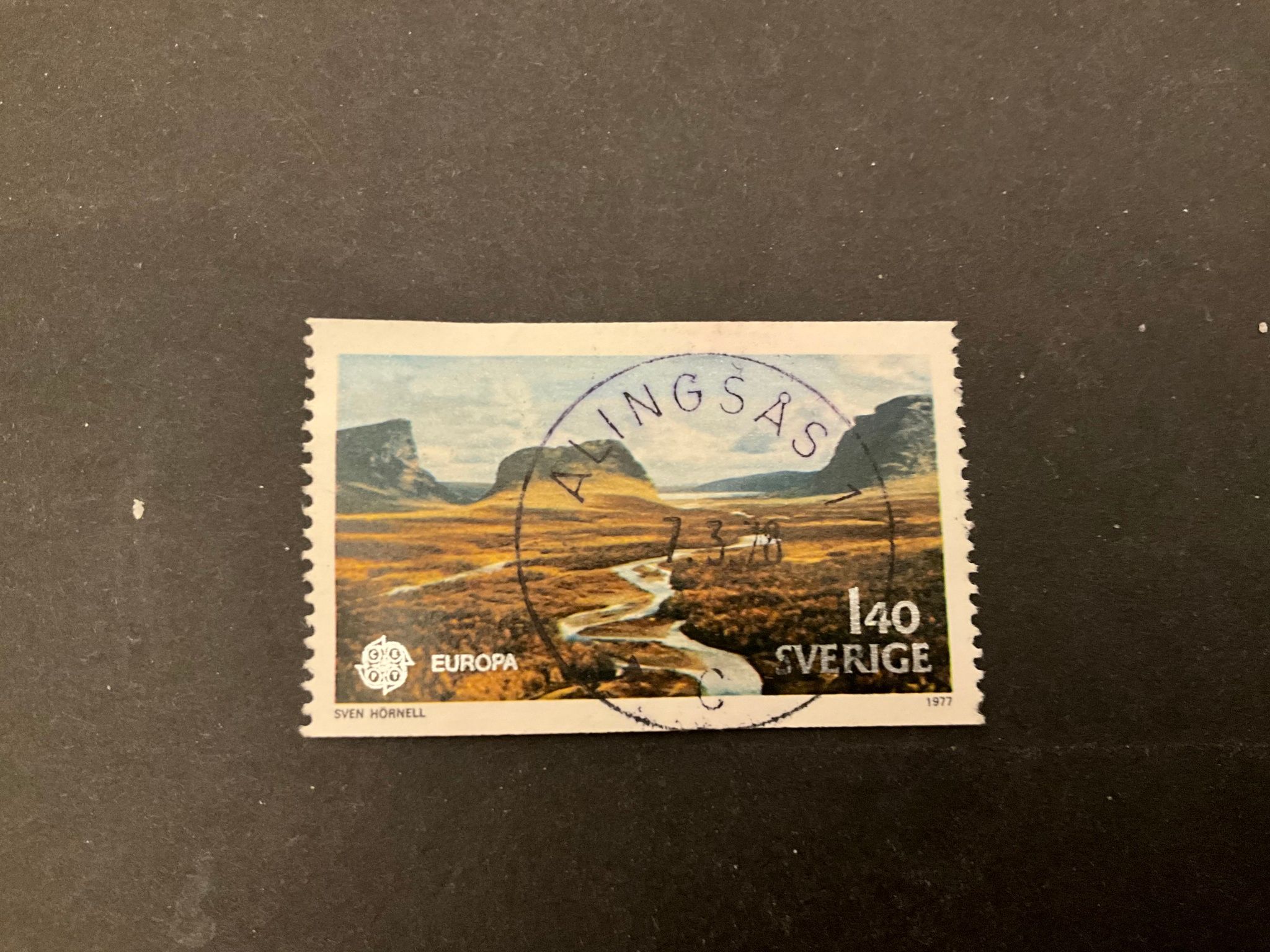 Europa VI facit nr 1007 lyxstämplat ALINGSÅS 1