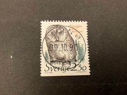 Djur i hotad miljö facit nr 1542 lyxstämplat BODEN 19