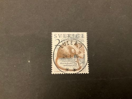 Levande natur facit nr 1339 lyxstämplat LULEÅ 1