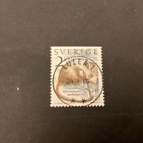 Levande natur facit nr 1339 lyxstämplat LULEÅ 1
