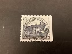 Sällsynta sötvattenfiskar facit 1667 lyxstämplat EUROSTOP-HALMSTAD