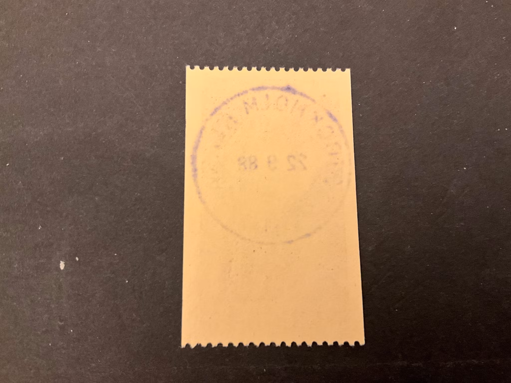 Jubileer facit nr 1510 lyxstämplat STOCKHOLM-KLARA