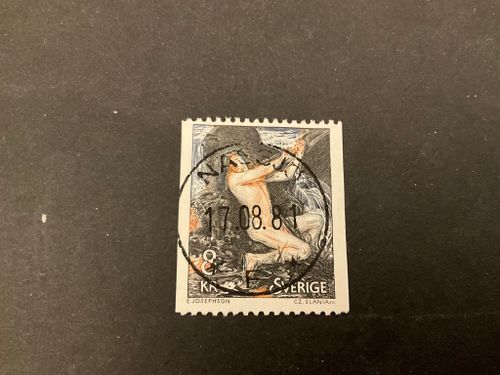 Näcken facit nr 1145 lyxstämplat NÄSSJÖ