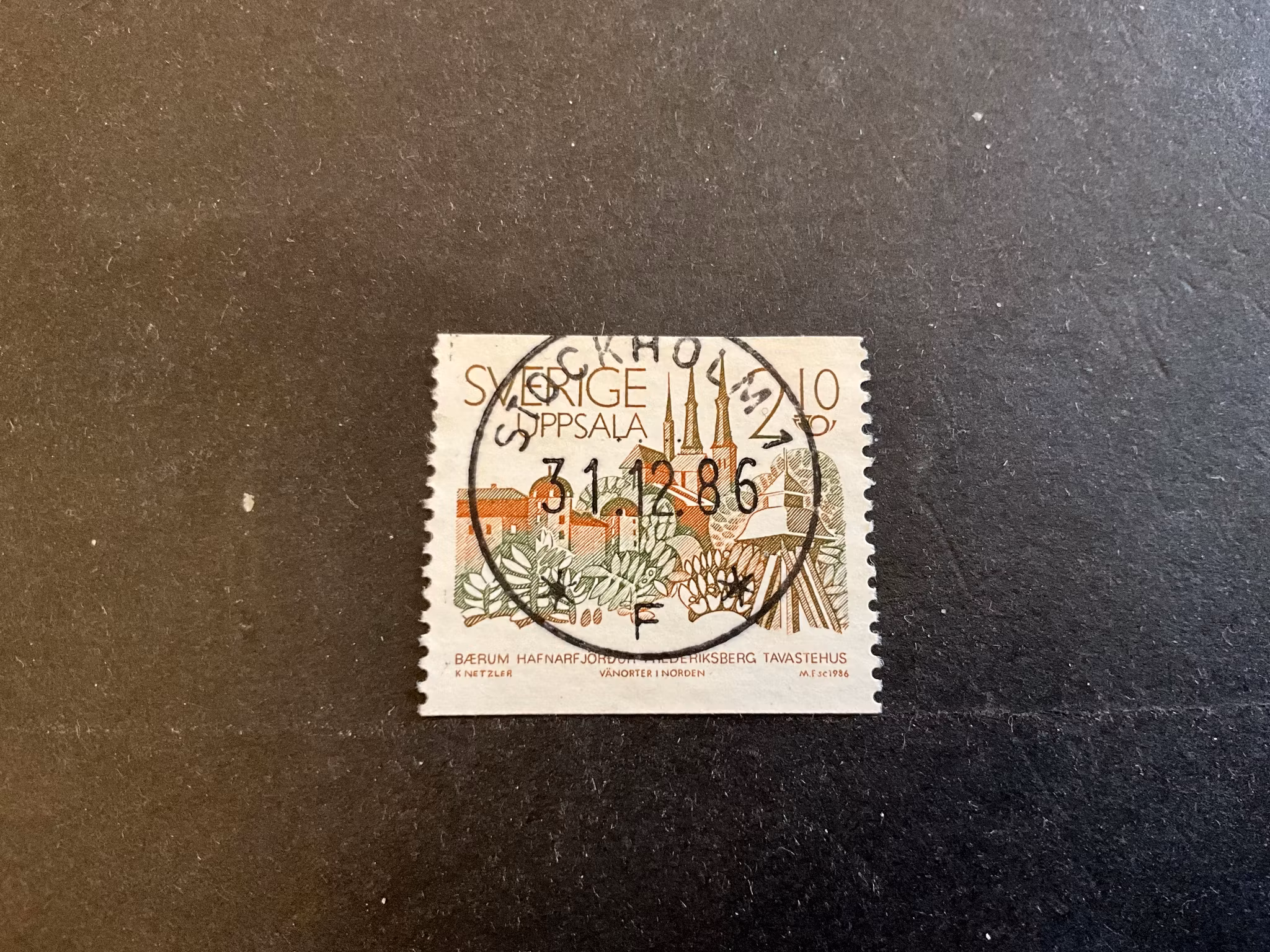 Norden VII facit nr 1412 lyxstämplat STOCKHOLM 1