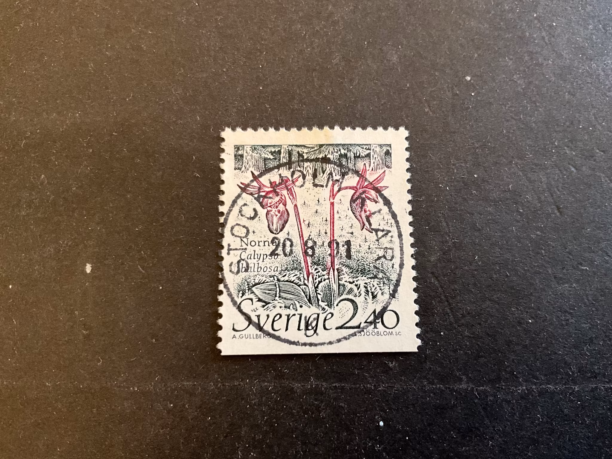 Nationalparker 1 facit nr 1584 lyxstämplat STOCKHOLM-KLARA