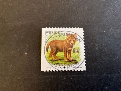 Vilda djurungar facit nr 2506 lyxstämplat SIMRISHAMN