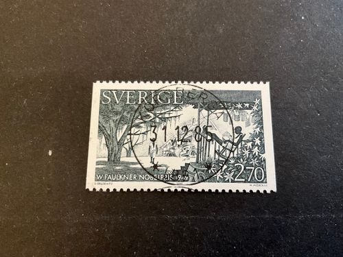 Nobelpris litteratur facit nr 1381 lyxstämplat KORSBERGA