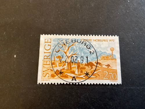 Nobelpris litteratur facit nr 1385 lyxstämplat GÖTEBORG 2