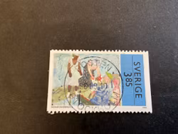 Sommar i konsten facit nr 1966 lyxstämplat POSTEN STOCKHOLM