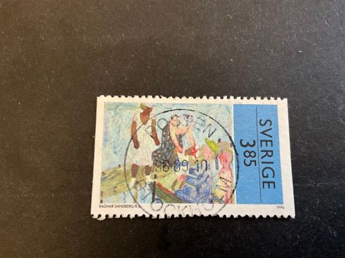 Sommar i konsten facit nr 1966 lyxstämplat POSTEN STOCKHOLM