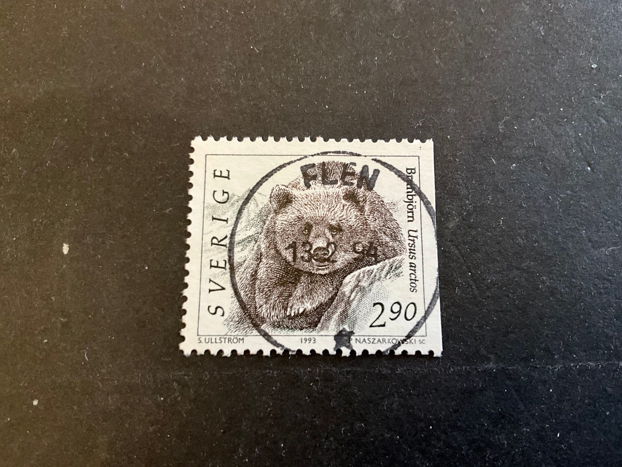 Vilda djur 2 facit nr 1774 lyxstämplat FLEN