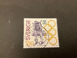 Olympiskt guld II facit nr 1723 praktstämplat ÄLVDALEN 1