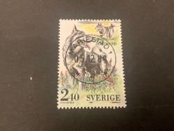 Svenska hundar facit mr 1586 lyxstämplat MARIESTAD 1