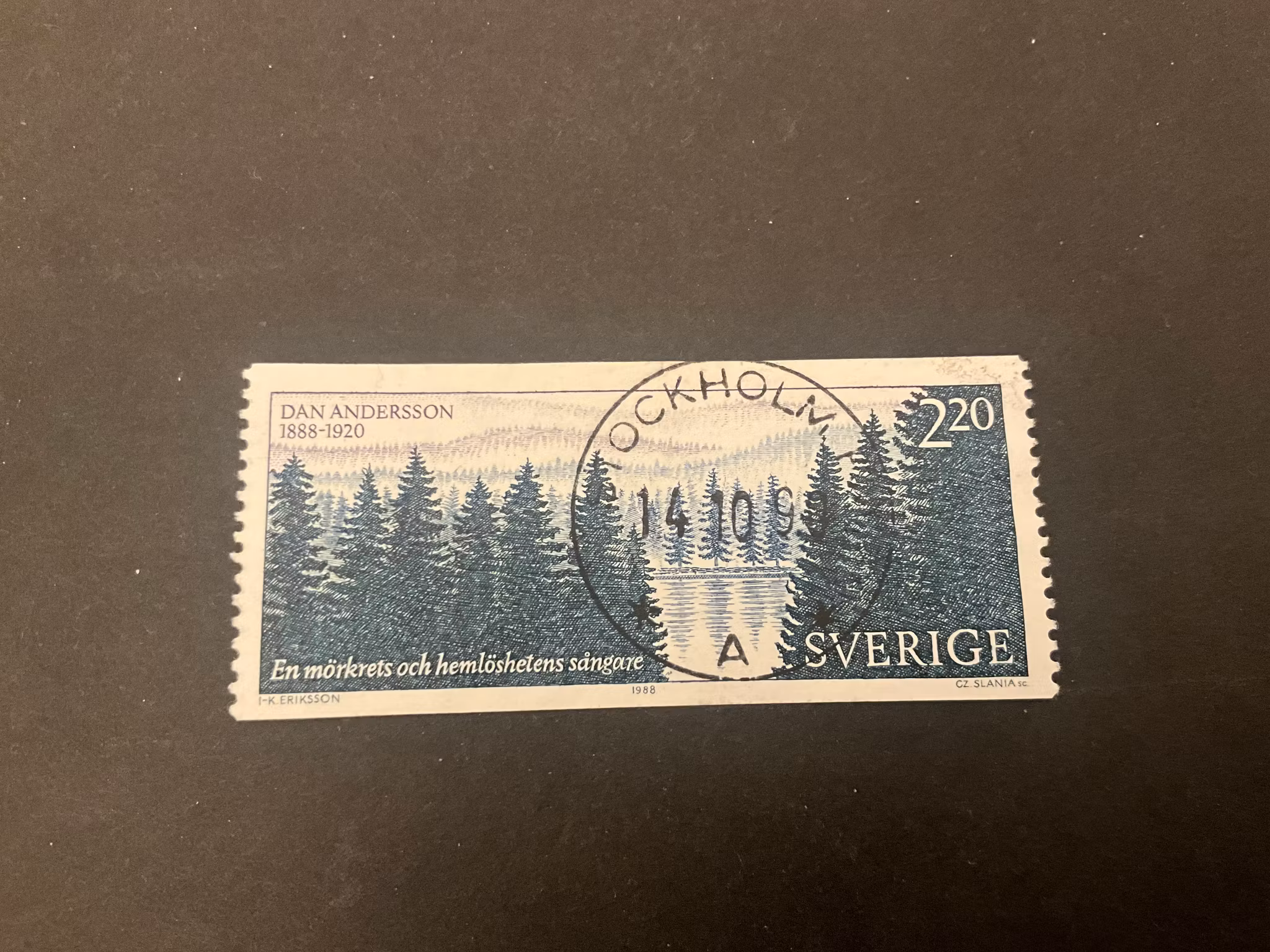 DanAndersson Facit nr 1526 lyxstämplat STOCKHOLM P