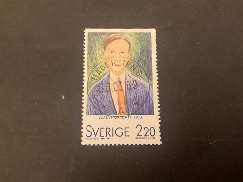 Svenska konstnärer i Paris facit nr 1512 lyxstämplat HÄGERSTEN 6