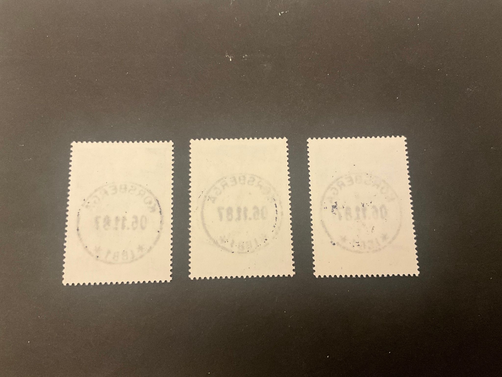 Citkuskonst facit 1467-1469 lyxstämplad serie KORSBERGA *LBB1*