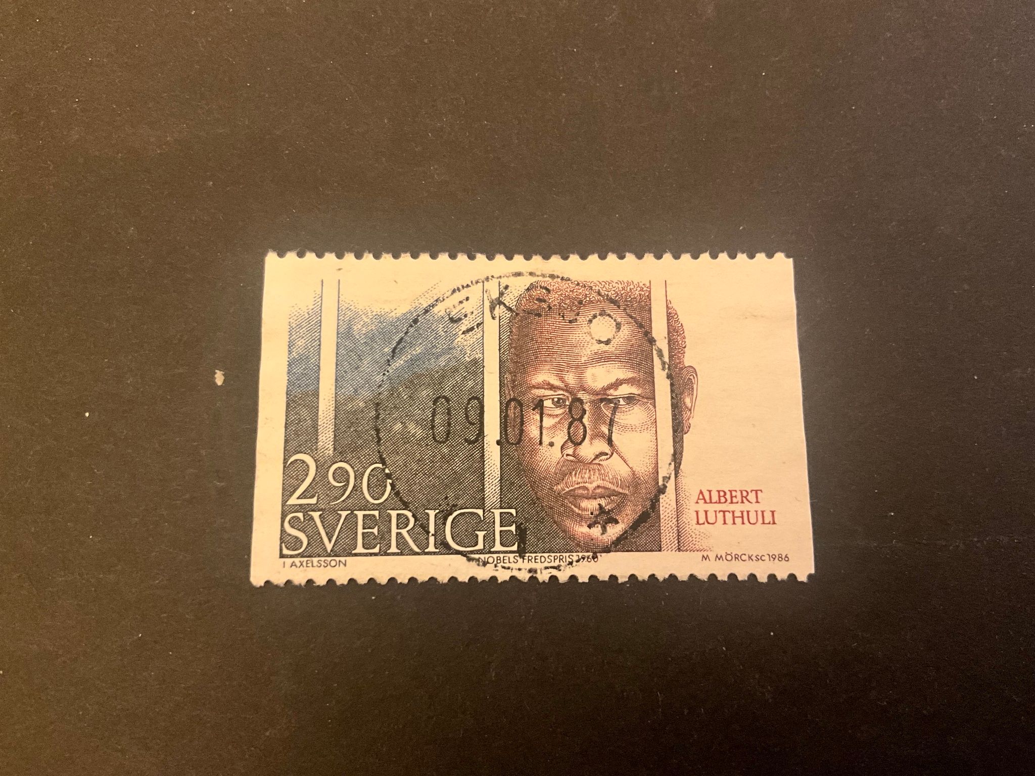 Nobelpristagare fred facit nr 1432 lyxstämplat EKSJÖ