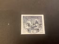 Fåglar vid vatten facit nr 1395 lyxstämplat KNÄRED