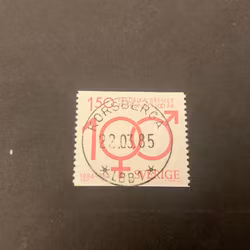 Fredrika Bremerförbundet 100 pr facit 1309 lyxstämplat KORSBERGA *LBB1*