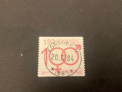 Fredrika Bremerförbundet 100 år facit 1309 lyxstämplat KORSBERGA*LBB1*