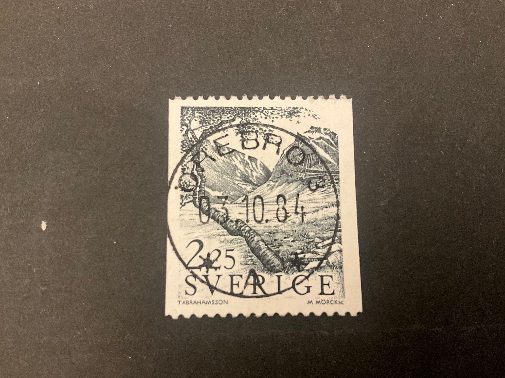 Fjällvärd facit 1294 lyxstämplat ÖREBRO 3