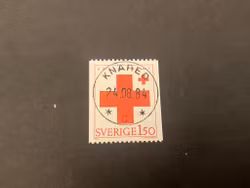 Röda korset facit 1268 lyxstämplat KNÄRED