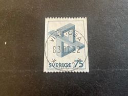 Omöjliga figurer facit 1201 lyxstämplat VINTROSA