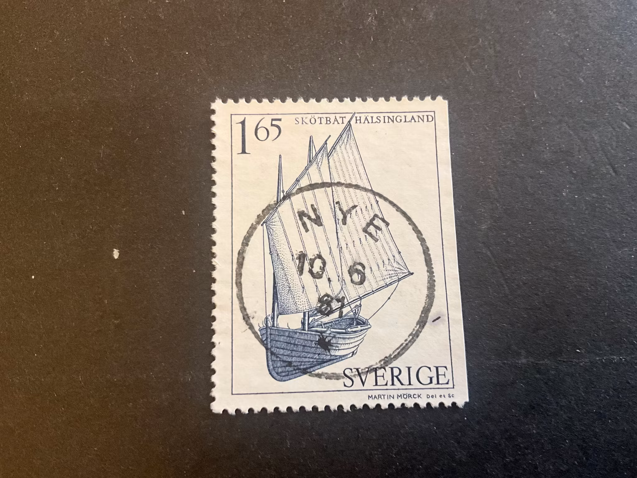 Allmogebåtar facit nr 1172 praktstämplat NYE