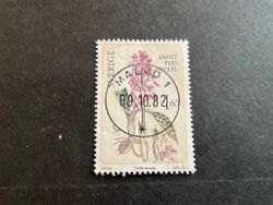 Vilda orkidéer facit 1222 lyxstämplat MALMÖ 1