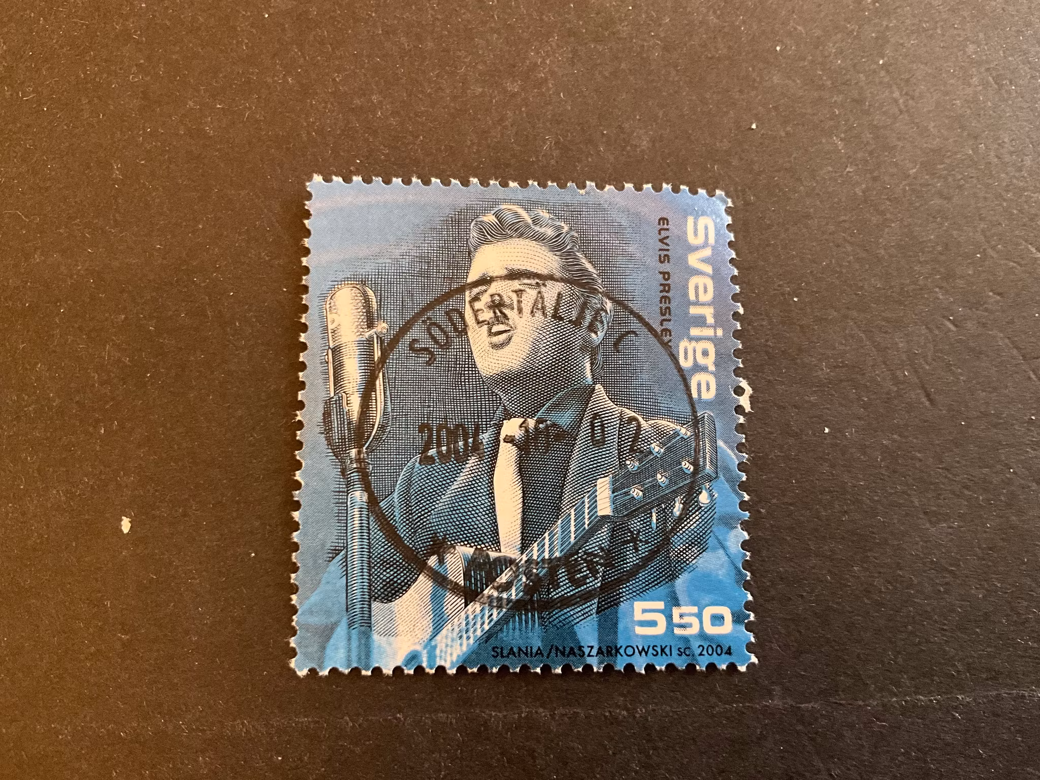 Rock 54-04 facit nr 2444 lyxstämplat SÖDERTÄLJE C
