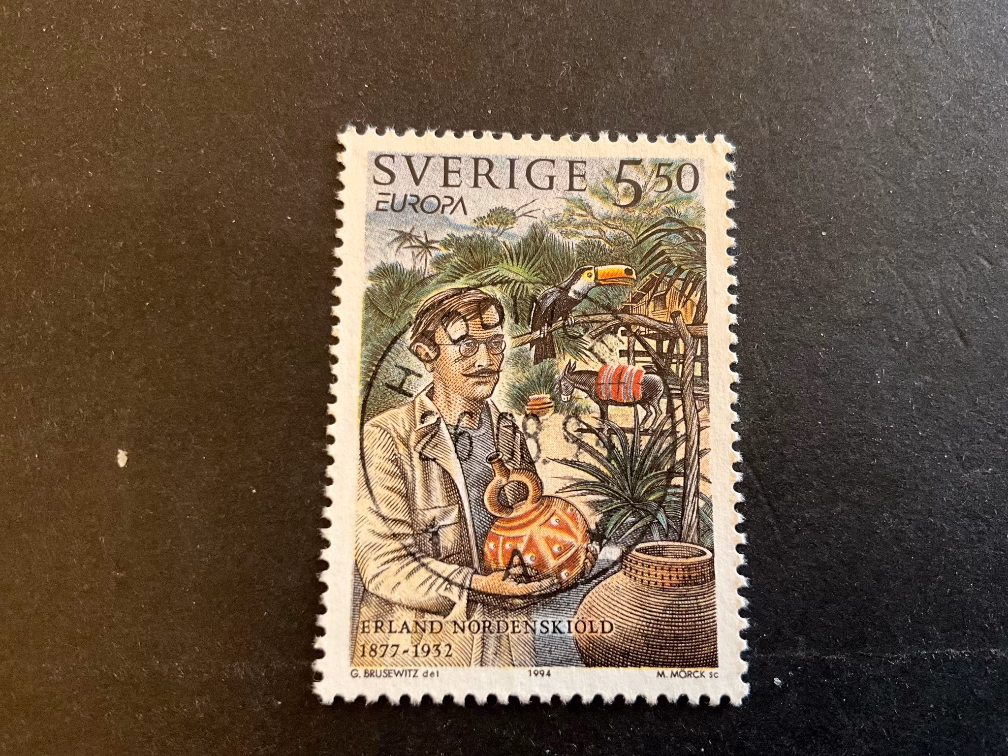 Europa XXIII facit nr 1861 lyxstämplat HUDDINGE