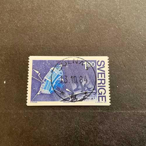 Satelitprojektet Viking facir 1322 lyxstämplat SOLNA 4