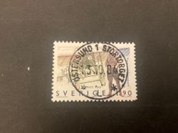 Svensk flyghistoria facit 1319 lyxstämplat ÖSTERSUND STORTORGET