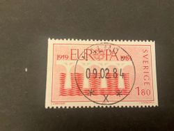 Europa XIII facit 1287 lyxstämplat MALMÖ 4