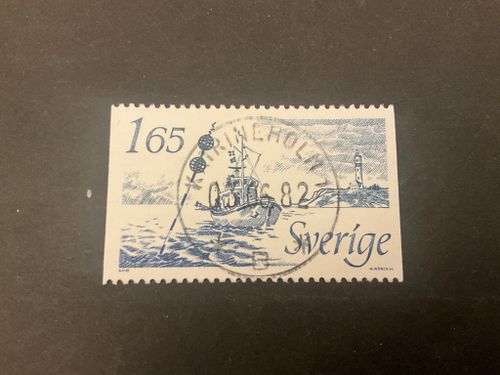 Nya Sjömärken facit nr 1217 lyxstämplat KATRINEHOLM