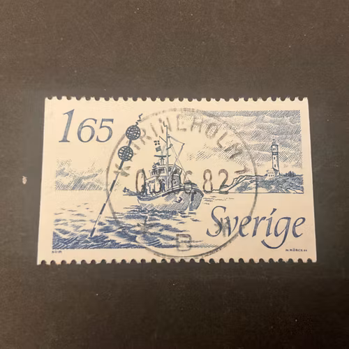 Nya Sjömärken facit nr 1217 lyxstämplat KATRINEHOLM