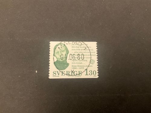 Europa IX facit nr 1123 lyxstämplat MALMÖ 1