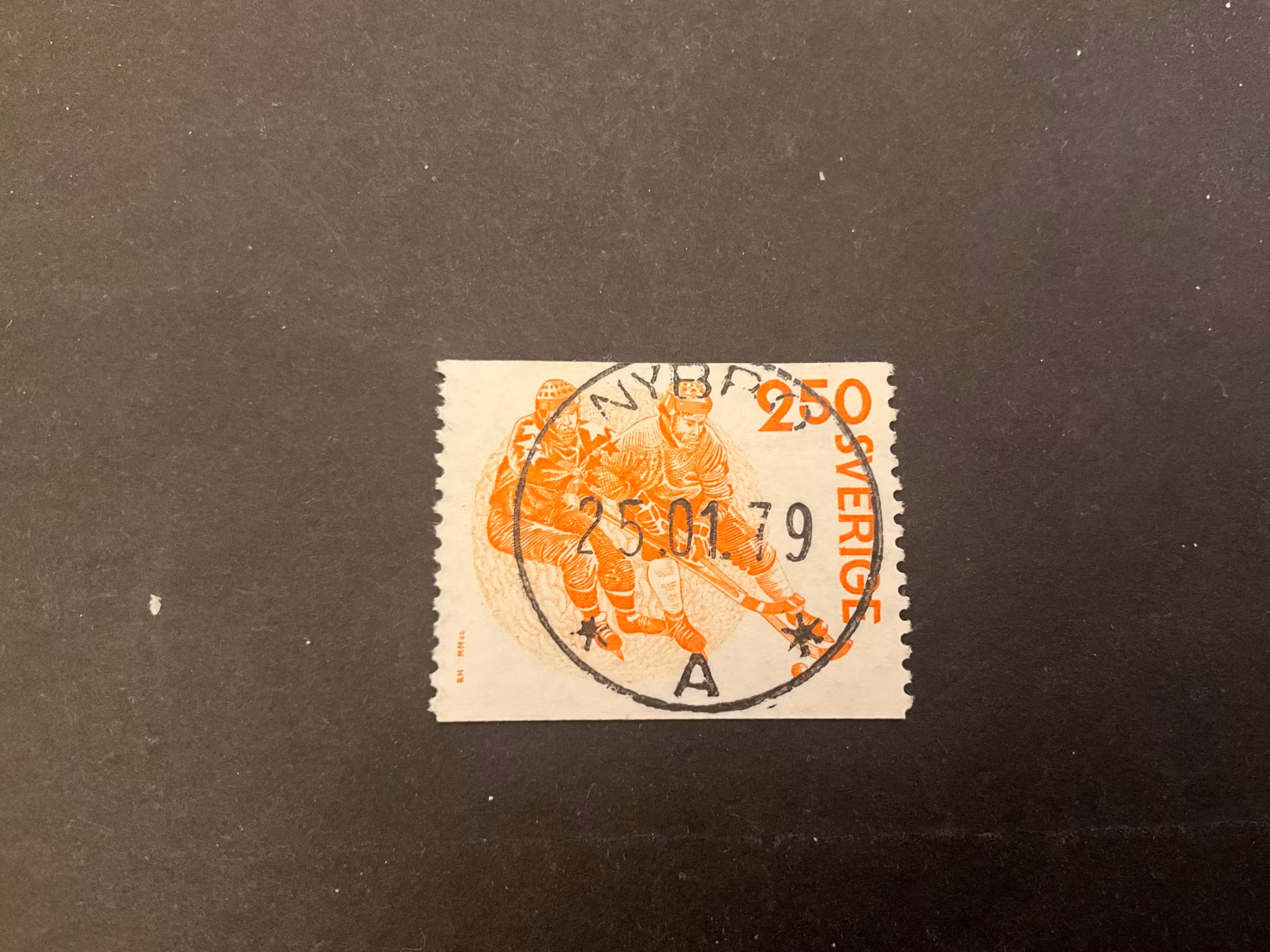 Bandy facit nr 1071 lyxstämplat NYBRO