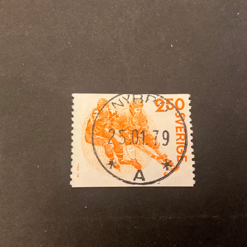 Bandy facit nr 1071 lyxstämplat NYBRO