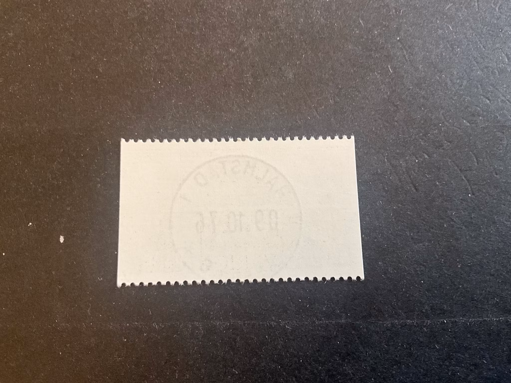 Tekniska nydanare facit nr 977 lyxstämplat HALMSTAD 1