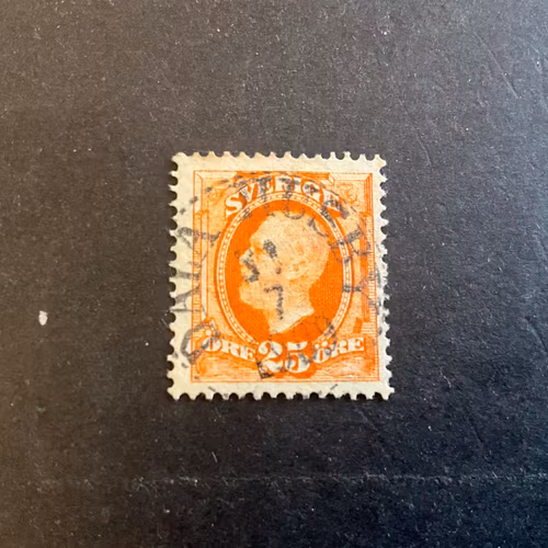 Oscar II facit 57 praktstämplat DALA HUSBY