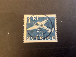 Postverket facit 257 stämplat märke