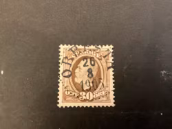 Oscar II facit 58 praktstämplat ORRESTA