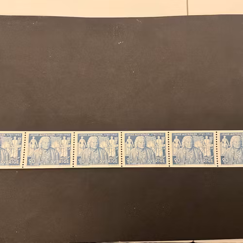 Jonas Alströmer facit nr 525 postfriskt 6-strip