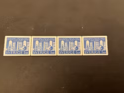 Kungliga biblioteket facit nr 527 postfriskt 4-strip